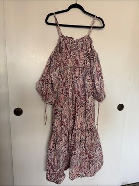 House of Harlow 1960 Teresa Paisley Maxi Tent Dress